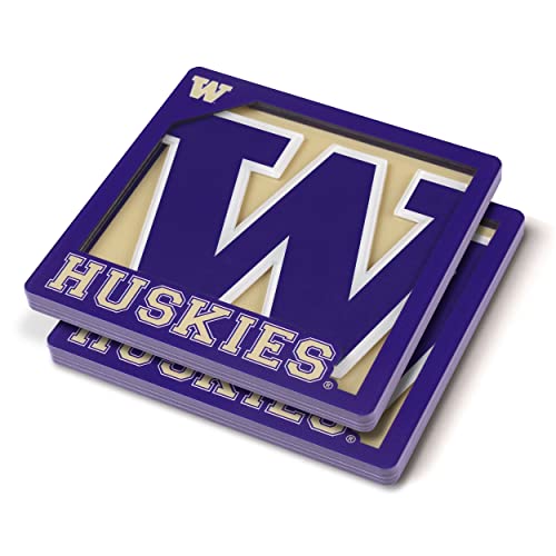 Image of YouTheFan NCAA NCAA 3D Logo Series Coasters