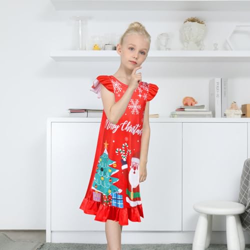 Image of Sylfairy Girls Nightgowns, Unicorn Nightgown Princess Pajama Dresses for Girls Sleepwear Nightie