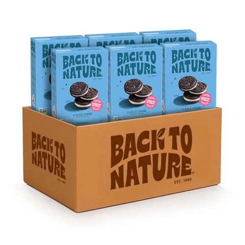 ★Back to Nature Chocolate Creme Sandwich Cookies, 9oz, 6 boxes
