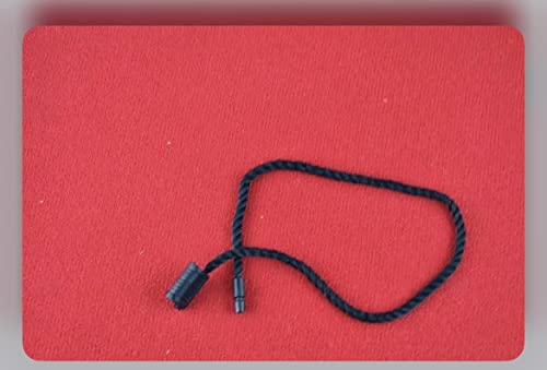 Image of Little Blooms Nylon Hang Tag String for Garments [Pack of 1000 Pieces] Length 18cm (Black), 1000 Labels