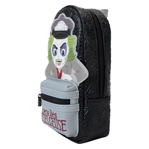 Image of Loungefly Beetlejuice Here Lies Betelgeuse Mini Backpack Pencil Case