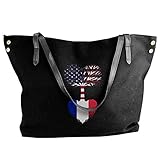 Baumwolltuch tiao9143 Damenhandtaschen,Damen-Schultertaschen Women\'s Canvas Large Tote Shoulder Handbag American Grown France Root Messenger Bag Tote Classic purse shopping Sling Bag