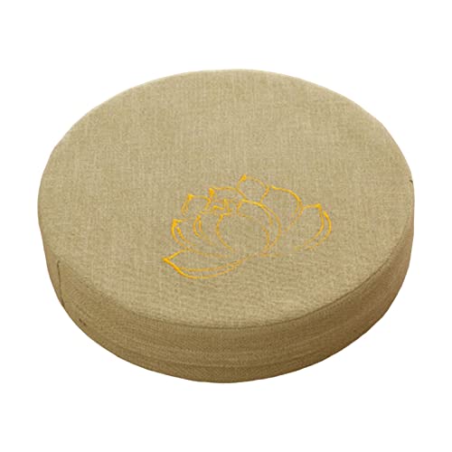 Fenteer Cojín de Y Meditación, Almohada para Meditación, Almohada de Suelo para Meditación, Oración Al Aire Libre, Sala de Estar, Verde 10cm, Individual