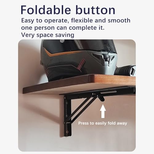 Table pliante murale en bois massif premium rabattable esthétique