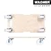 WAGNER Transporthilfe MM 1326 I 59 x 29 x 13,5 cm - Tragkraft 400 kg - ideal für Unhandliches, Geräte & Möbel I 3 Griffmulden I bestens beweglich I FSC®-zertifiziert - 20132601