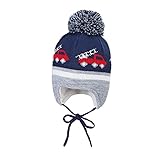Sterntaler Jungen Strickmütze für Babys und Kleinkinder, Blau (Marine), 51