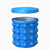 Material: Silicona YWSZJ Ronda de Silicona mágica Cubo de Hielo portátiles Herramientas Necesidades Cubo de Champagne Whisky Cerveza del refrigerador del Verano de Cocina con Tapa