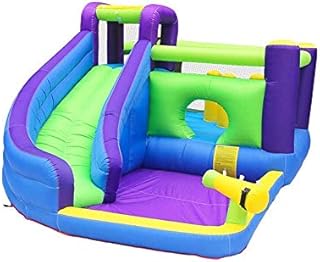 tle with Slide Outdoor Play Equipment Jumping Bed Inflatable tle Water Children's Slide Home Small Trampoline Inflatable tle