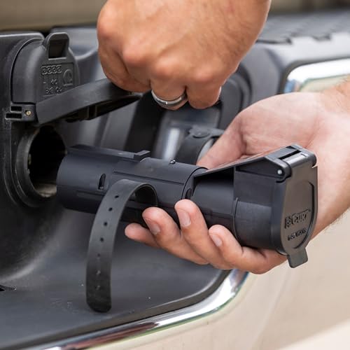 CURT 51180 Echo Mobile Electric Trailer Brake Controller with Bluetooth® Enabled Smartphone Connection, Proportional