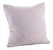 SARO LIFESTYLE 15063.LV20S poduszka z pomponem z frędzlami kaczka wypełniona poduszka ozdobna, lawenda, 50 cm