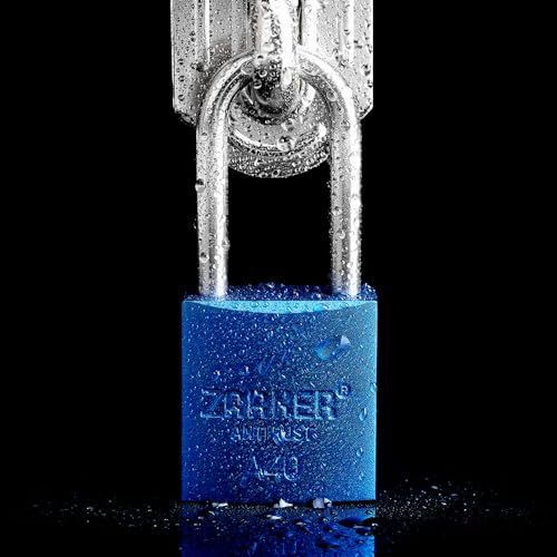 Image of A40 Keyed Padlock - Aluminum Body, Stainless Steel Shackle(SUS 304), Blue, 1-Pack