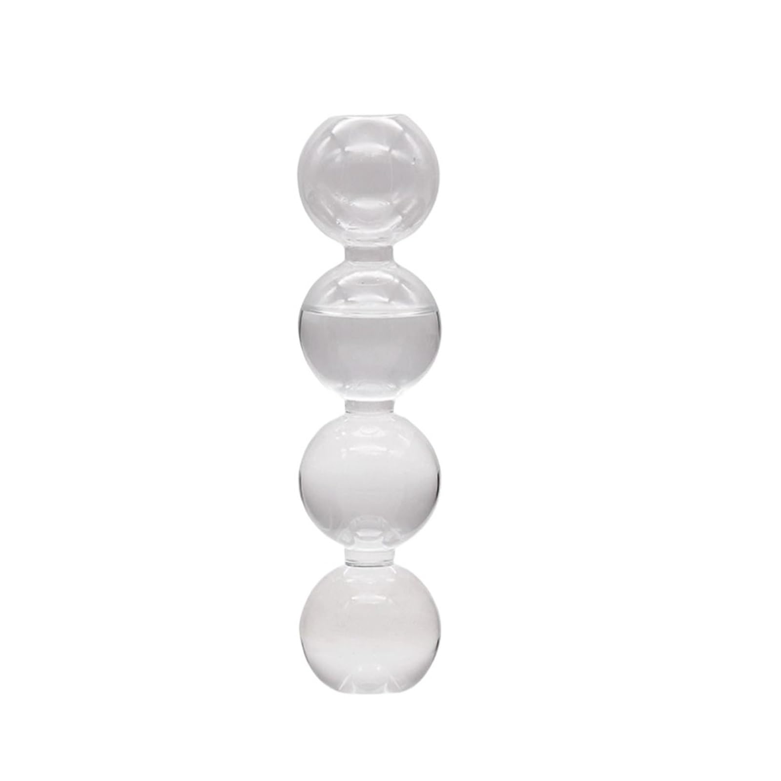 2Pcs Glass Vase Simple Creative Hydroponic Flower Pot Funny Modern Spherical For Home