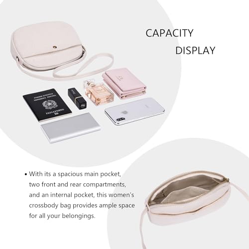 Canvas Round Crossbody Bag for Women Adjustable Length Fashionable and Spacious Women Crossbody Bags4