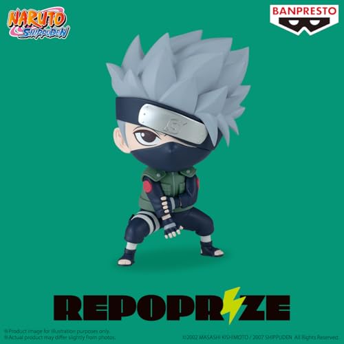 Banpresto Kakashi BP89538P Hatake Naruto Shippuden Repoprize Action Figure, 9 cm, Multi-Colour, Multicoloured, Mediano - Image 2