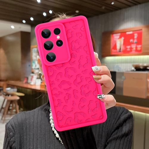 Image of Compatible with Samsung Galaxy S25 Ultra Case, Hot Pink