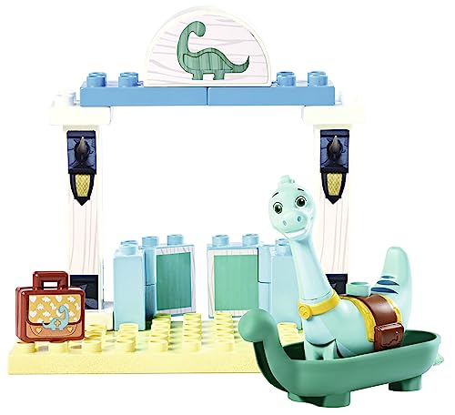 Big-Bloxx – Dino Ranch Incubateur avec Dino Clover – Briques de construction (13 pièces) pour petit foyer de dinosaure avec figurine de dinosaure, pions...