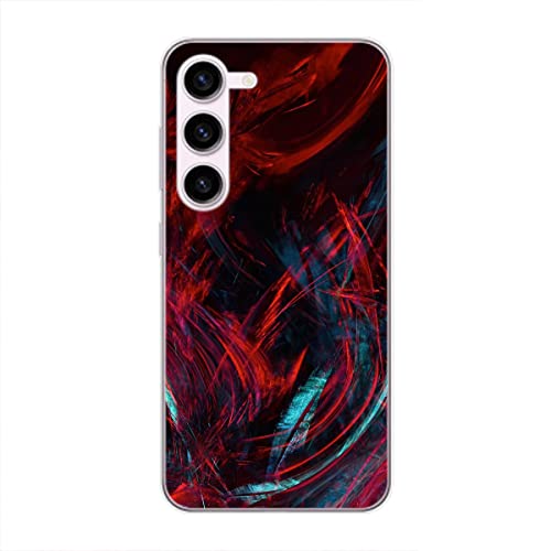 Étui Samsung Galaxy S23+ König Design en TPU premium abstrait