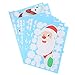 Cabilock 10 Pezzi Adesivi Murali per Finestre di Natale Fiocco di Neve Babbo Natale Pupazzi di Neve Alce Vetrofanie Adesivi per Decorazioni Murali per Feste Natalizie Congelate Invernali