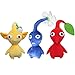 Peluche 20 Cm Dessin Animé Pikmin Jeu Peluche Olimar Jaune Bleu Rouge Doux Peluche Poupée Beau Cadeau