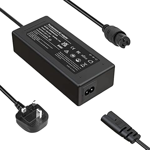 Muybienz 42V 2A Charger mini 3-Prong Connector for Electric Scooter,2 Wheel Self-Balancing hoverboard, Drifting Board, Unicycle, Electric Bike Power Adapter Cover