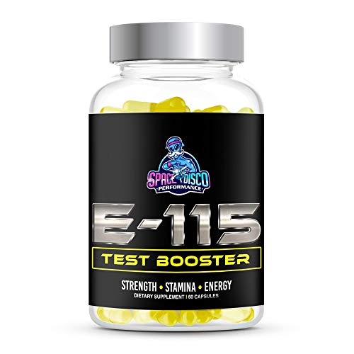 E-115 Test Booster Supplement | Tribulus Terrestris , L Arginine , Red Ginseng , Maca Root & Vitamin D | Made in The USA
