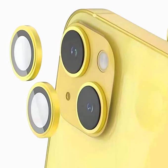 A3sprime Back Camera Lens Ring Guard Protector for iPhone 14 |Full Coverage 9H Surface Hardness Tempered Glass with Metal Ring Camera Lens Protector| - Set of 1 Pairs (Yellow) (B0C5JT1QZJ) Amazon Price History, Amazon Price Tracker