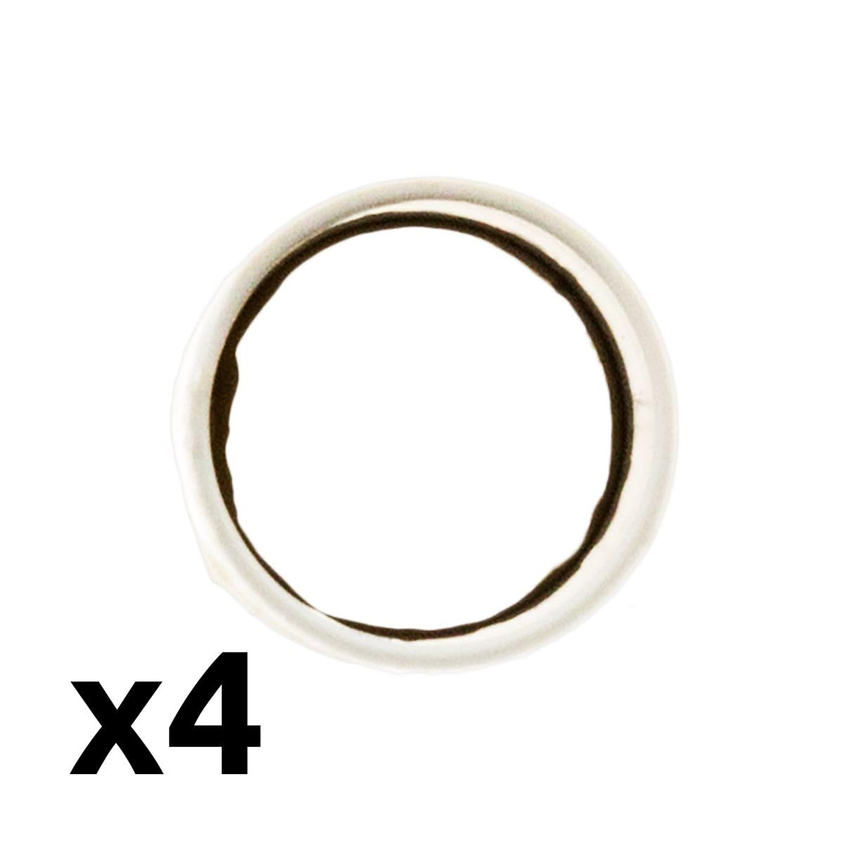 Zenitech - Set di 4 Manicotti IRL Ø16mm in PVC Rigido - Installazione Sicura per Sistemi Elettrici - Connessione Robusta e Stabile - Resistente agli Urti e all'Usura - Grigio