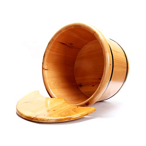 Cubeta de Madera para Baño de Pies 25x42 cm con Tapa miniatura 4