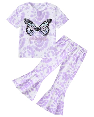 CARETOO Girls Summer Outfit 2pcs Sets