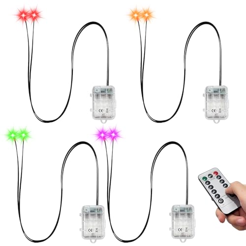 Mixed LED Glowing Eyes with Remote – 8 Functions, Waterproof