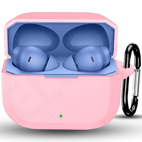 Image of ELOR Premium Silicone Case Cover Compatible with OnePlus Nord Buds 3r (Earbuds Not Included) (Baby Pink, OnePlus Nord Buds 3r)
