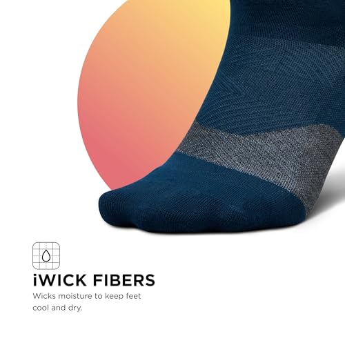 Image of Feetures Trail Max Cushion Mini Crew Sock - Hiking Socks for Men & Women
