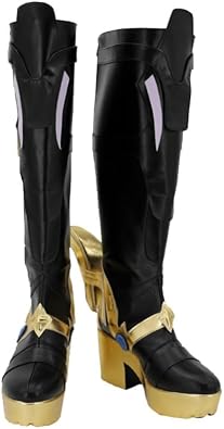 High Heel Boots for Game Genshin Impact Il Dottore Cosplay Shoes Halloween Outfit Women Men Role Play