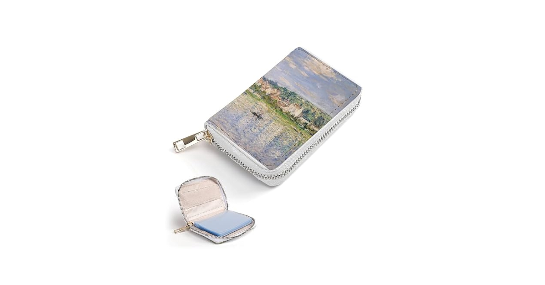 Amazon.co.jp: カードケース クロード モネ 油絵 コインケース