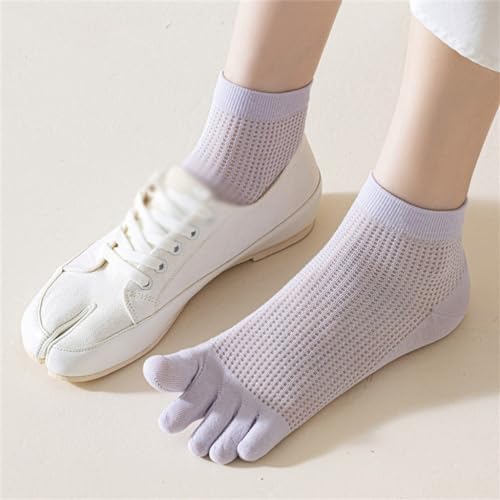 JSEIAJB Five Finger Socks Children S Short Tube Cotton Thin Mesh Split Toe Five Finger Mid Tube Socks4
