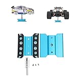 ★★ Es bietet eine stabile Arbeitsplattform für RC-Modellautos im Maßstab 1/8 und 1/10.Und ein idealer und hervorragender Upgrade-Ersatz für RC-Cars.