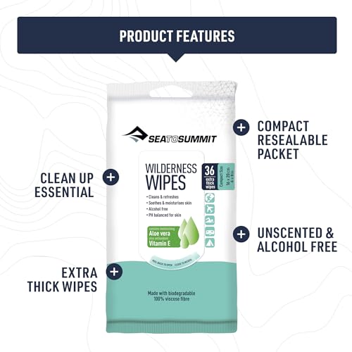 Image of Sea to Summit Wilderness Wipes Rinse-Free Shower Wipes