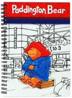 Paddington Bear Spiral Bound Notebook Cut Out Cover Size: A5