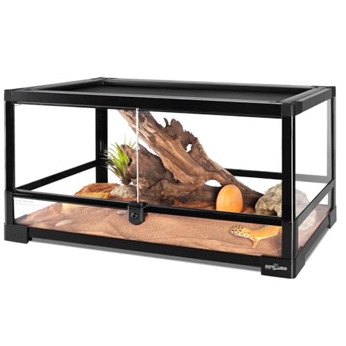 REPTIZOO 24"x12"x12" 15-Gallon Glass Reptile Tank