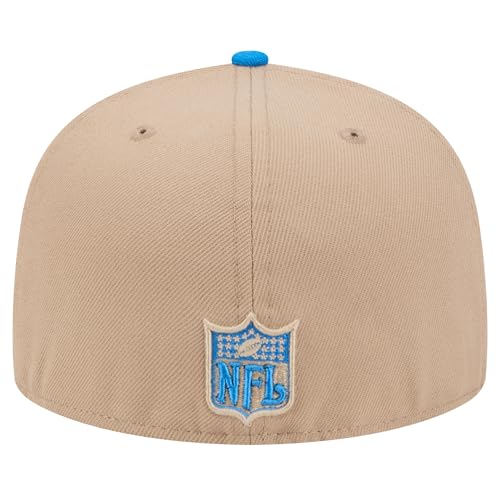 Gorra New Era para hombre Detroit Lions Tan 59FIFTY miniatura 4