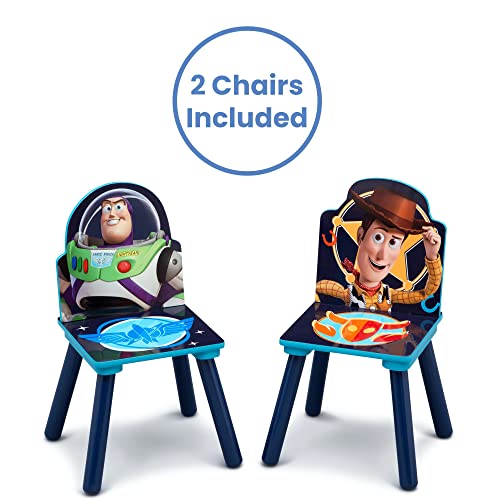 Delta Children Kids Table And Chair Set With Storage (2 Chairs Included) - Ideal For Arts & Crafts, Snack Time, Homeschooling, Homework & More, Disney/Pixar Toy Story 4 #TOP6