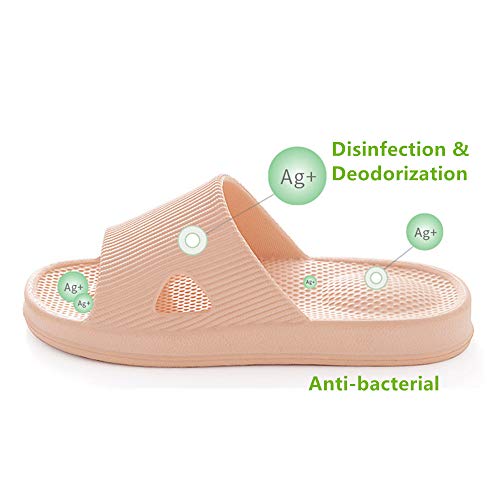 Unisex Slip On Massage Slippers for Women Men Non-slip Light Weight Flat Slide Sandals Spa Shower House Soft Shoes for Indoor Home Living Room4