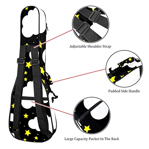Housse pour ukulélé avec rembourrage épais en éponge de 10 mm – 53,3 cm – Avec sangles réglables pour concert soprano… - Les Beatles, Paul McCartney, John Lennon, RIngo Starr, George Harrison Housse pour ukulélé avec rembourrage épais en éponge de 10 mm - 53,3 cm - Avec sangles réglables pour concert soprano… – Image 4