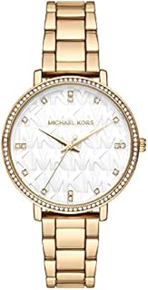 Michael Kors Damen Quarz 3 Zeiger Uhr mit Armband PYPER MK4666