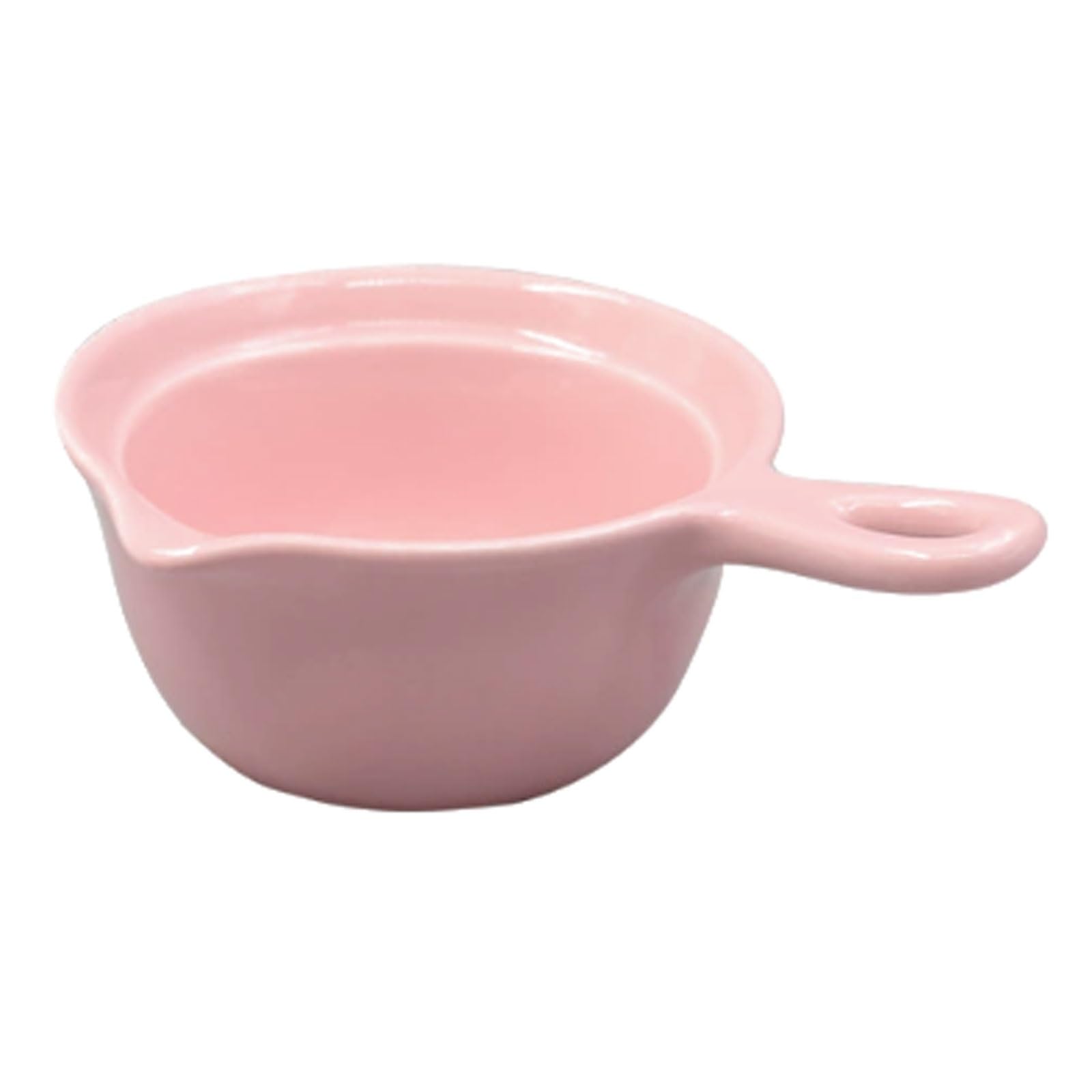 MRKU Pot à Lait, saucière, Tasse à Eau, pichet, Distributeur de crème et de café, sucrier, en céramique avec poignée et Bec verseur Anti-Goutte, Compatible Micro-Ondes.