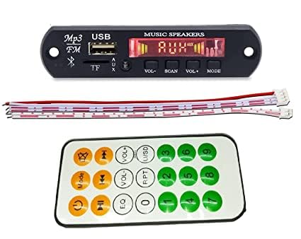 KeepItSecret Bluetooth FM USB AUX Card MP3 Stereo Audio Player Decoder Module Kit with Remote for Audio Amplifier DIY Free IC LM7805 (B0C8V3XKRP) Amazon Price History, Amazon Price Tracker