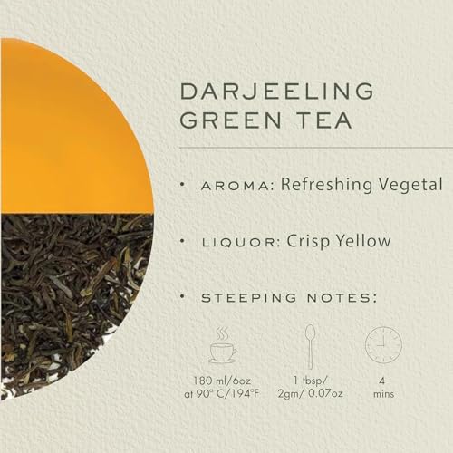 Image of Makaibari Darjeeling Green Tea | 250gm Chestlets box | Antioxidant-Rich | USDA Certified Organic | Immunity Booster | Premium Green Tea | Handpicked | 100% Natural Loose leaf