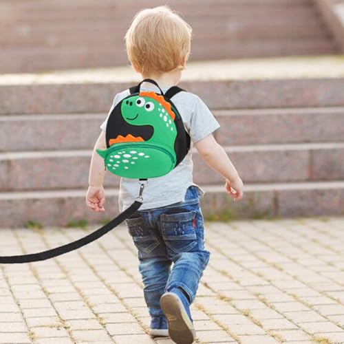 image for Accmor Toddler Harness Backpack Leash + Black Anti Lost Wrist Link, Cu