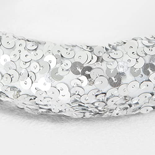 Maya Deluxe Women's Embellished Headband for Ladies Adults Sequin Alice Band Bridal Hair Accessories Bridesmaid Evening Formal - Image 4
