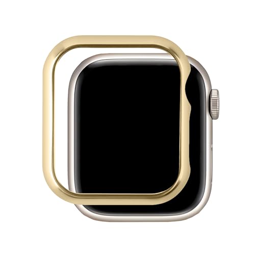 【Materiale glitterato】 Le custodie per orologi sono realizzate in lega di alluminio, resistente, solida, durevole, resistente al calore e mantengono la loro lucentezza. Sono super leggere e non aggiungono alcun peso aggiuntivo al polso.